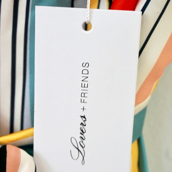 New Lovers + Friends Montague Rainbow Maxi Dress - Picture 7 of 8